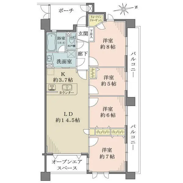 グランシティ練馬春日町ＩＩ 間取図