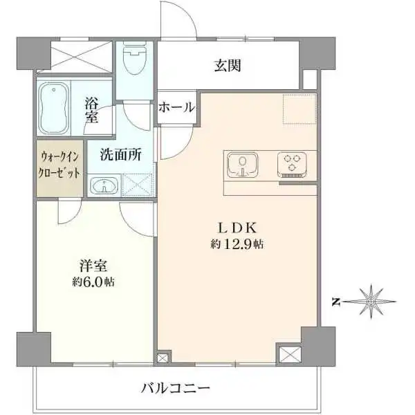 朝日目白台マンション 間取図