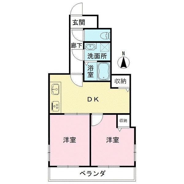 丸美タウンマンション今池 間取図