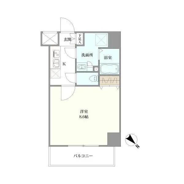 ガリシア八広駅前 間取図