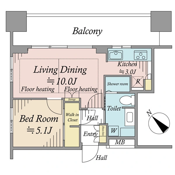 シティタワー池袋 間取図