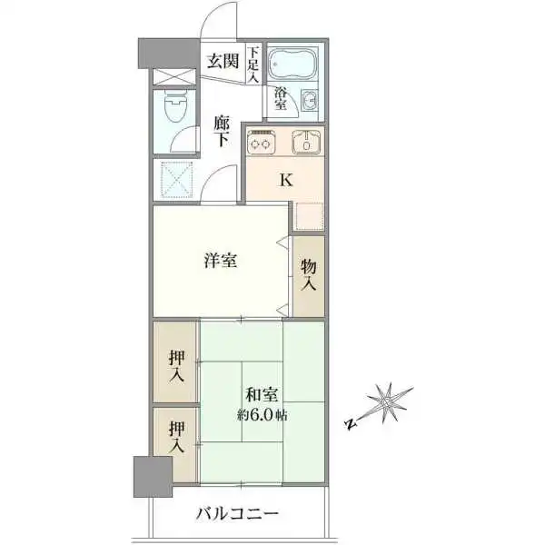 東海文京マンション 間取図