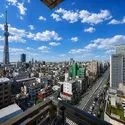 グローリオ錦糸町 リビング側バルコニーからの眺望