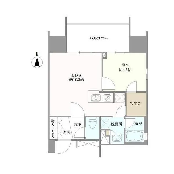 オープンレジデンシア御器所ステーションフロント 間取図