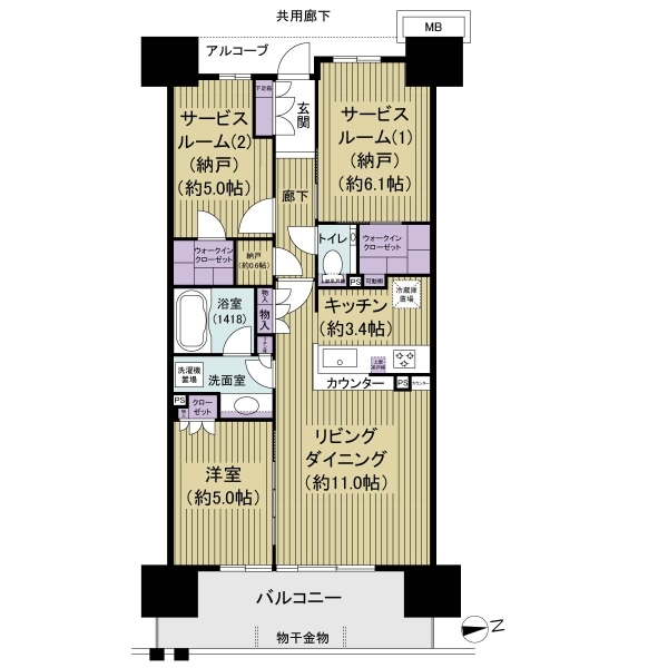 ジオ南砂町 間取図