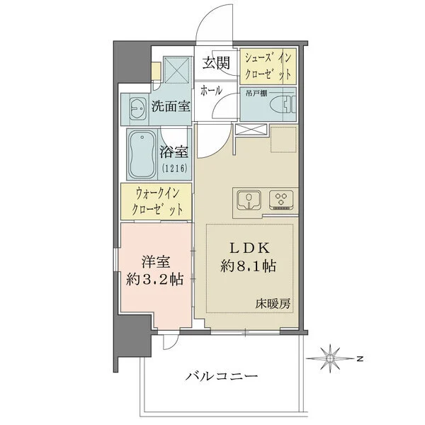 ネベル赤羽 間取図