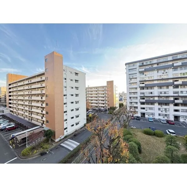 西船橋ハイム3号棟 眺望：バルコニーから
