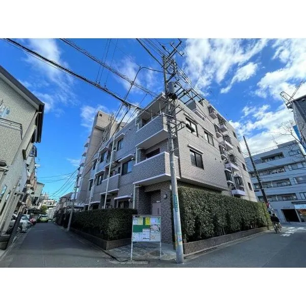 レクセルマンション小岩 マンション裏側、ゴミ置き場方面