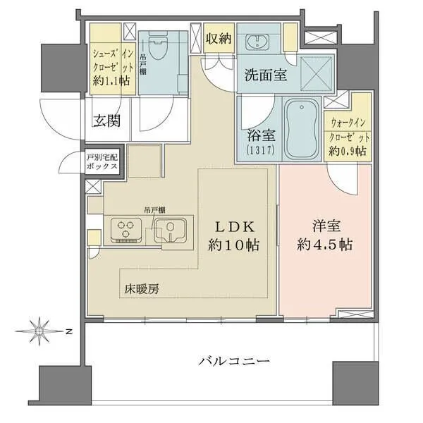 ザ・パークハウス大森タワー 間取図