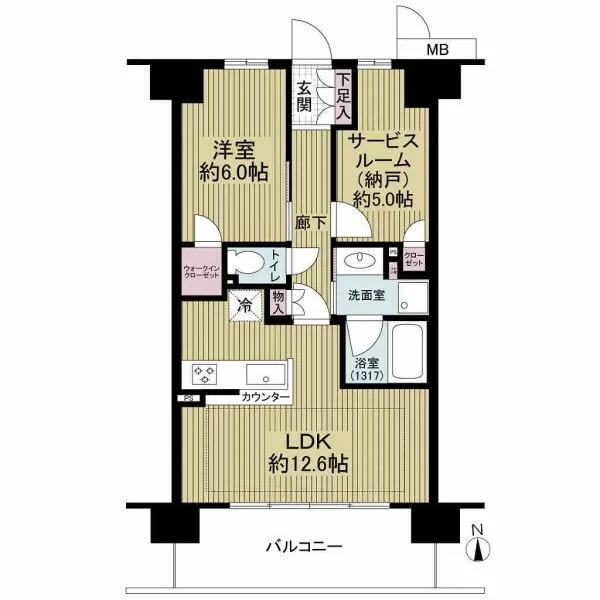 エスリード江坂グランアリーナ 間取図