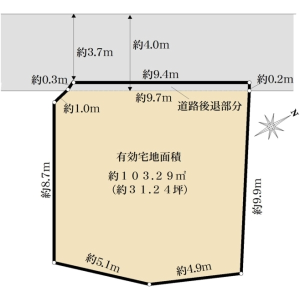 杉並区本天沼１丁目 区画図