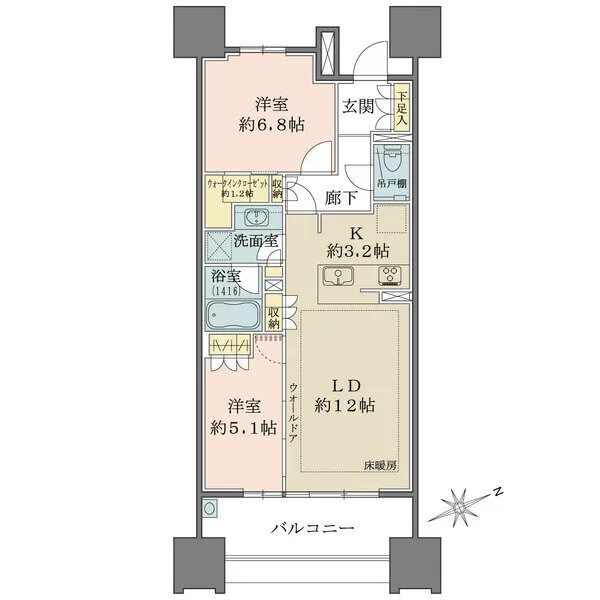 ザ・パークハウス名古屋 間取図