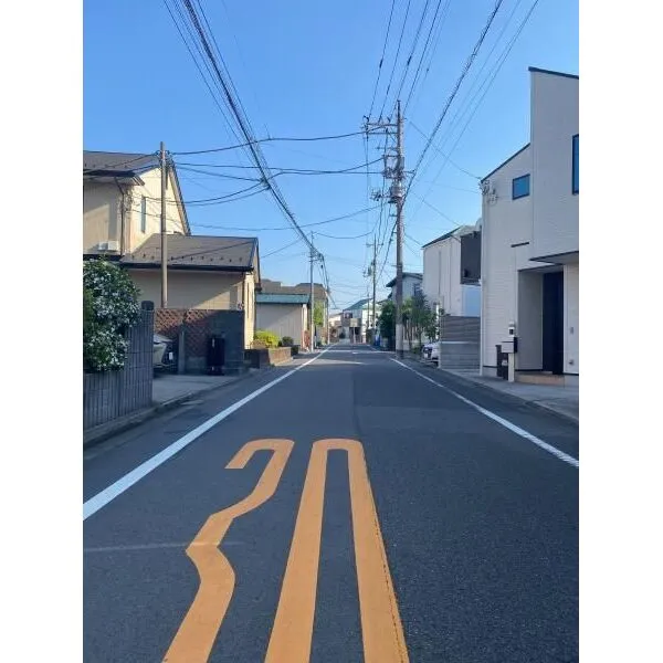 練馬区桜台5丁目 前面道路