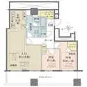 ＷＯＲＬＤ　ＴＯＷＥＲ　ＲＥＳＩＤＥＮＣＥ 間取図