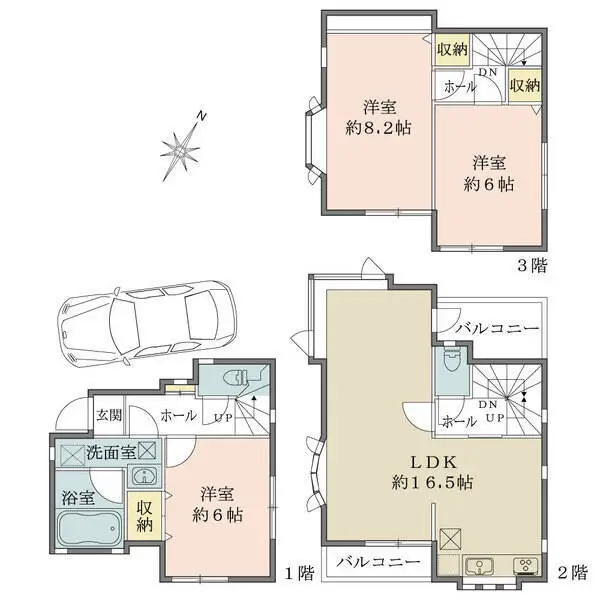 豊島区駒込３丁目 間取図