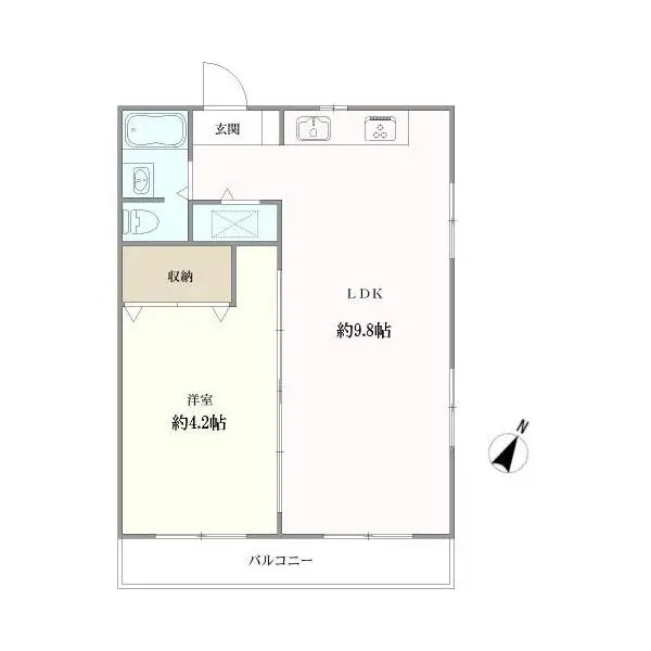 目黒第６コーポ 間取図