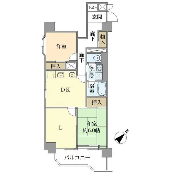 大塚台ハイツ 間取図