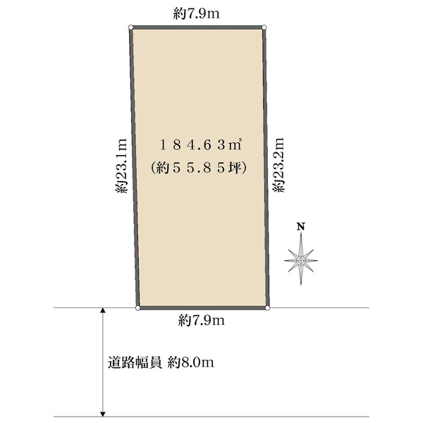 名古屋市東区黒門町 間取図