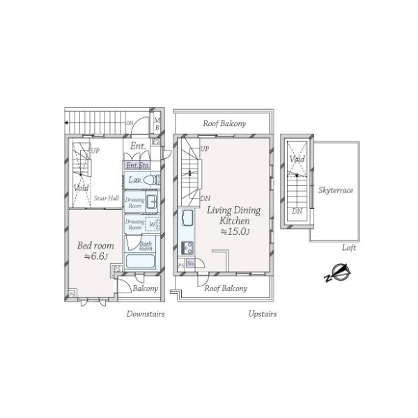 イニシアテラス代々木上原 間取図