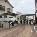メゾンドール瓢箪山 バイク置場