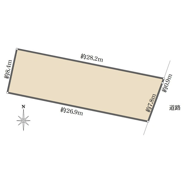 京都市右京区鳴滝音戸山町 間取図