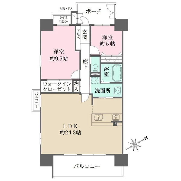 ワコーレ　ザ・神戸トアロード 間取図