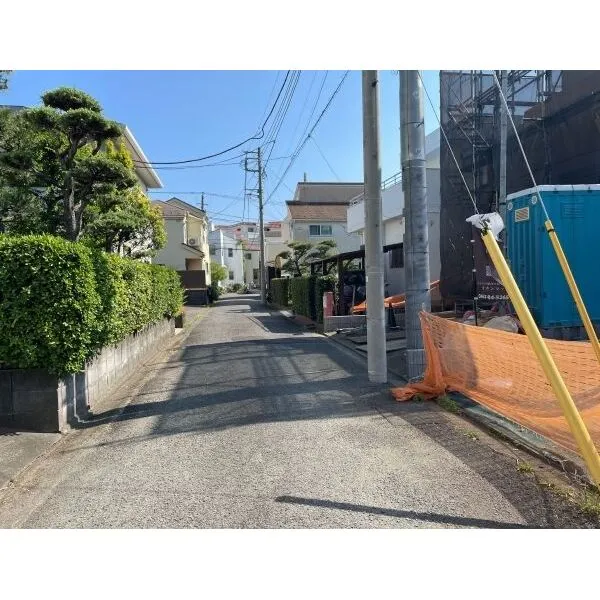 茅ヶ崎市東海岸南6丁目 前面道路
