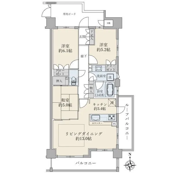 エフ・ステージ京都駅レジデンス 【間取り図】