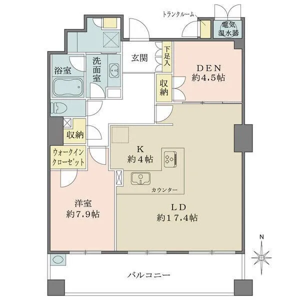 ジオタワー西宮北口 間取図