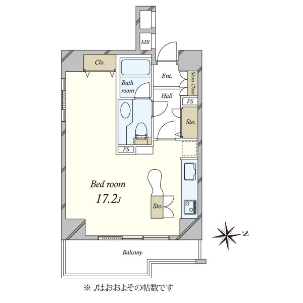 フリーディオ西麻布 間取図