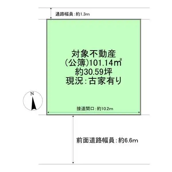 高槻市富田町２丁目 間取図