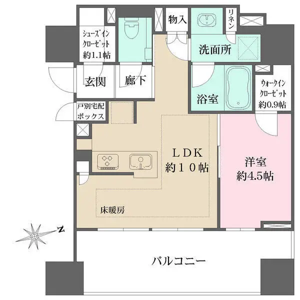 ザ・パークハウス大森タワー 間取図