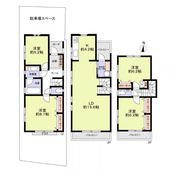 豊島区千早２丁目 間取図