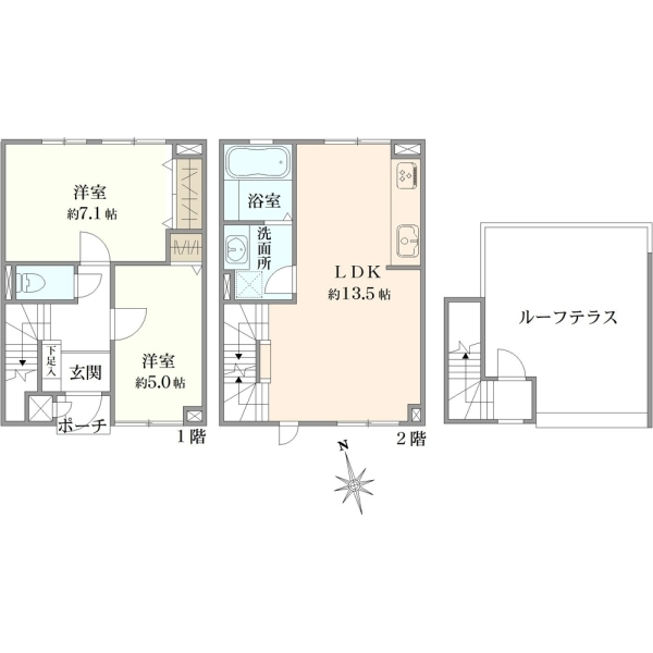 セボンソレアード西荻窪 間取図