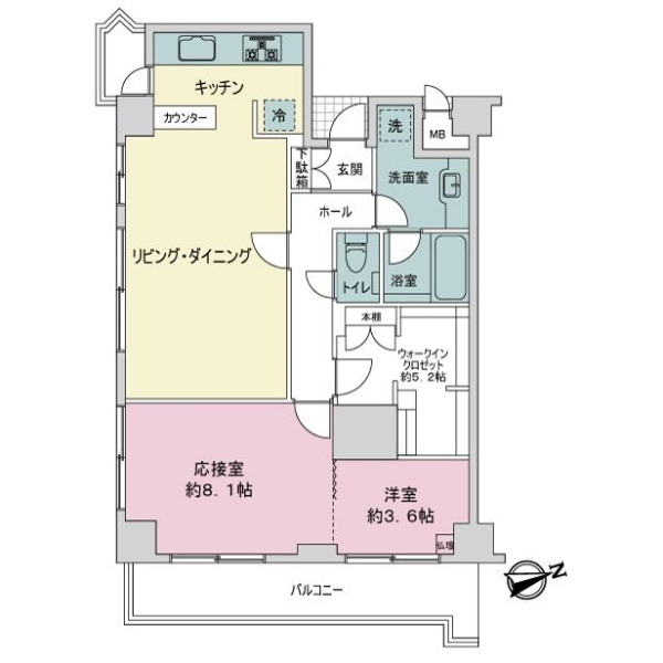 クレッセンコート浅草 間取図