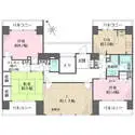 藤和シティホームズ六義園 間取図