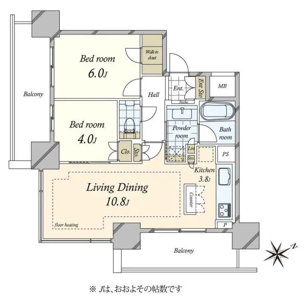 アトラスタワー五反田 間取図