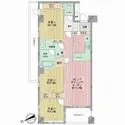 Ｄ’クラディア蒲田ＥＡＳＴ 間取図