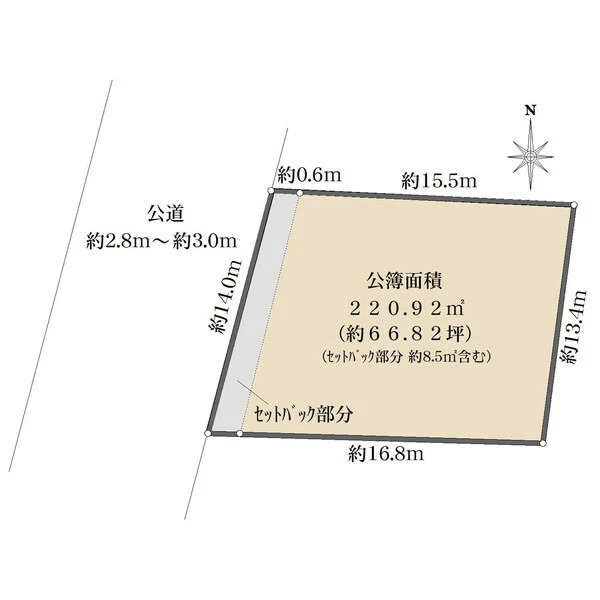 新宿区中井２丁目 間取図