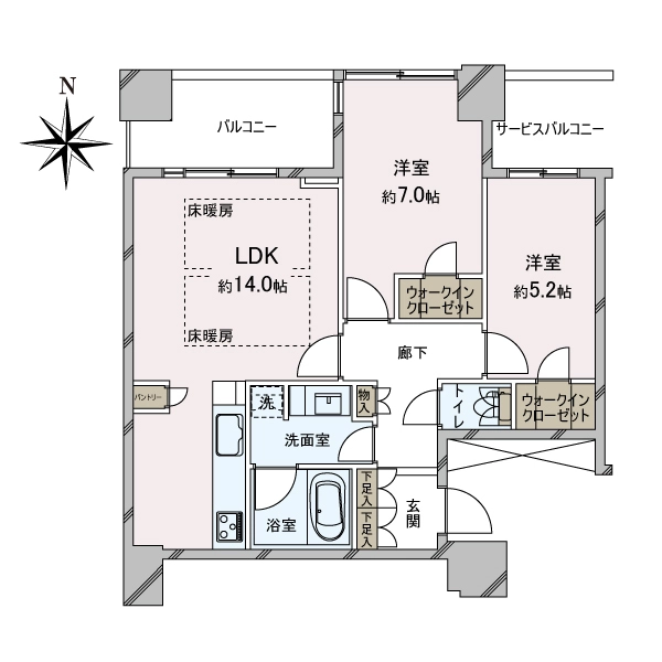 ザ・梅田タワー 間取図
