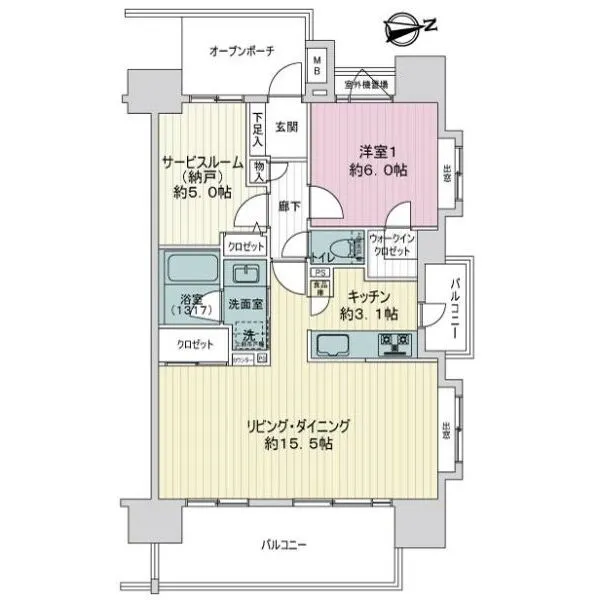 スティーレ　グランシエロ 間取図