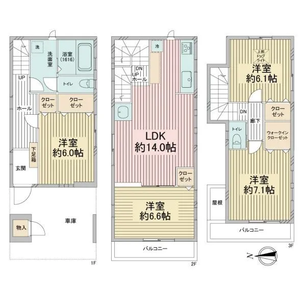 横浜市磯子区広地町 間取図