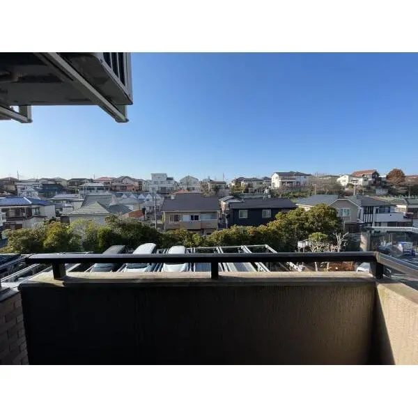 ライオンズマンション千葉鷹の台 北西側バルコニーからの眺望