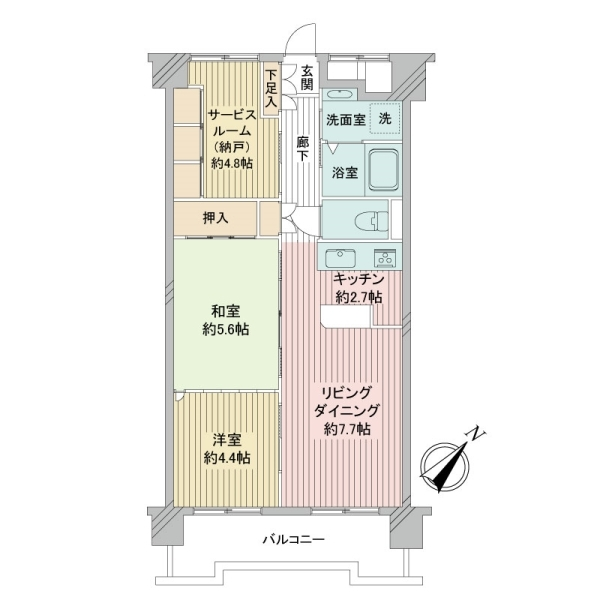 トーカンマンション蕨 間取図