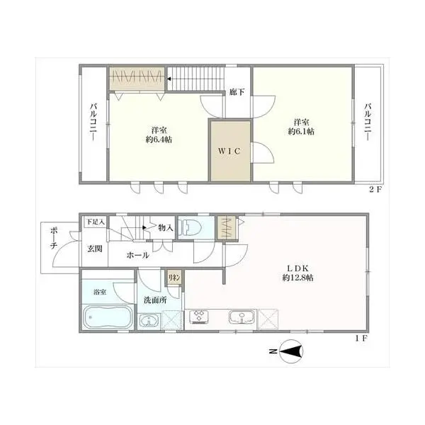 京都市左京区下鴨狗子田町 間取図