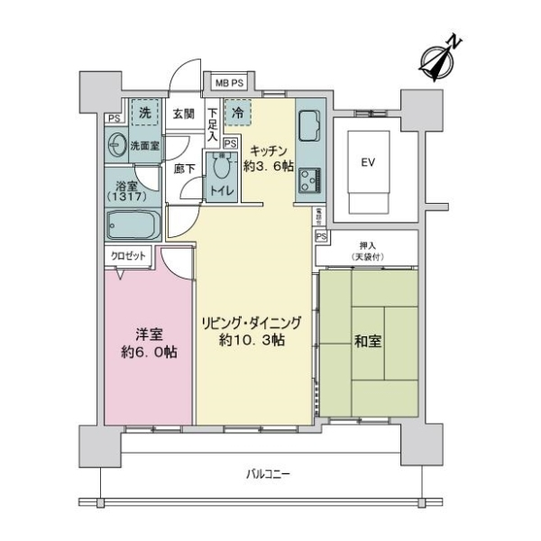 ライオンズガーデン町田駅南 間取図