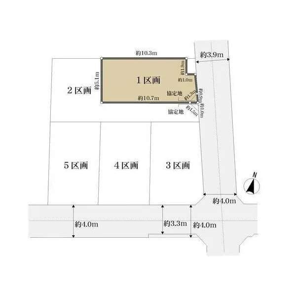 さいたま市中央区本町東２丁目 区画図