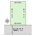 流山市野々下４丁目 区画図