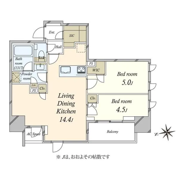 プレシス大井町パークフロント 間取図