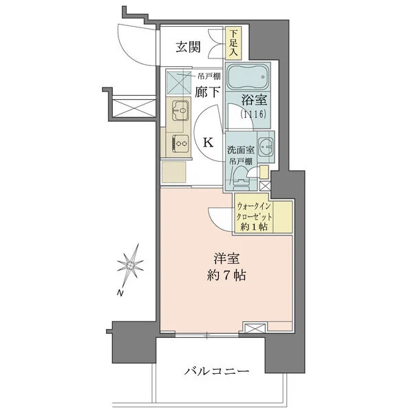 パークリュクス本駒込ステーションプレミア 間取図